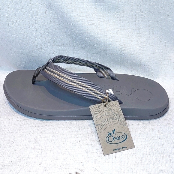 Chaco Men's Chillos Flip flop in Sadie Gray - Picture 2 of 7